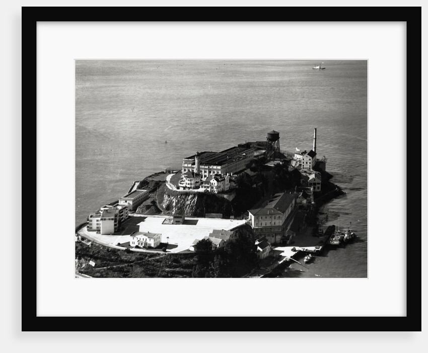 Aerial View of Alcatraz Island by Anonymous