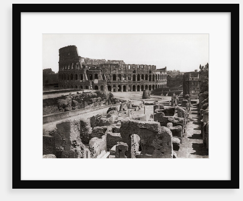 Roman Colosseum and Surrounding Ruins by Anonymous