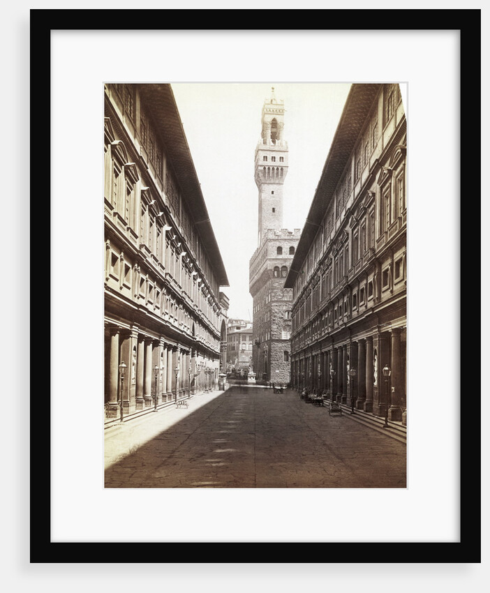 Uffizi Palace and Palazzo Vecchio Campanile by Anonymous