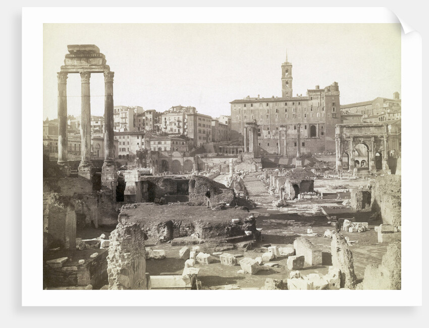 Ruins of the Roman Forum by Anonymous