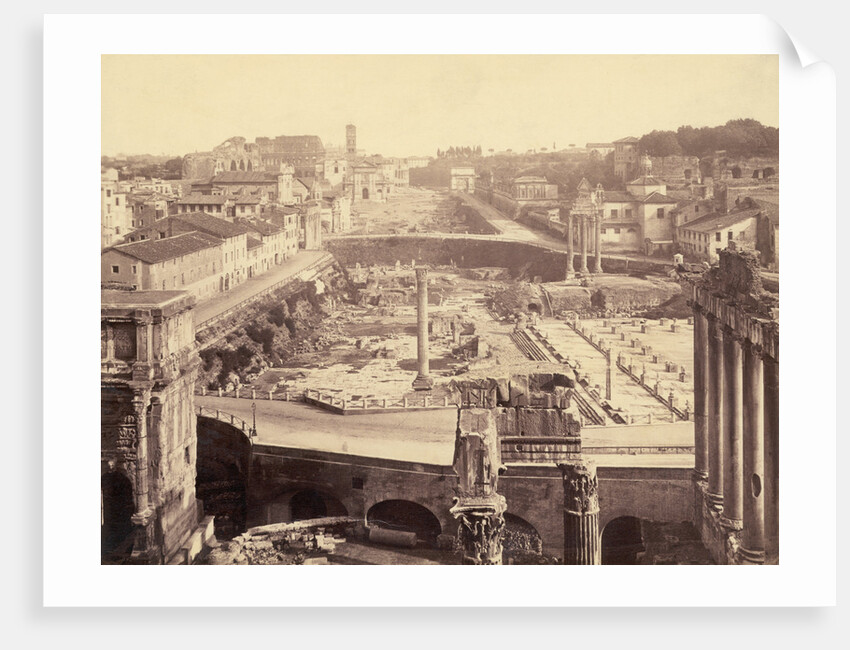Ruins of the Forum in Rome/Pillars by Anonymous