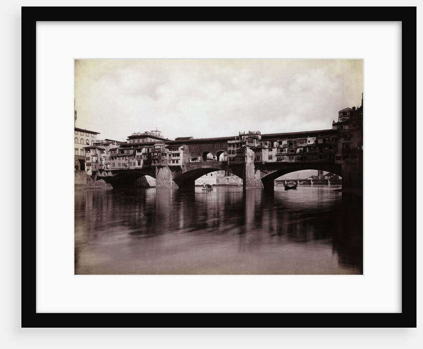 Ponte Vecchio over the River Arno in Florence by Anonymous