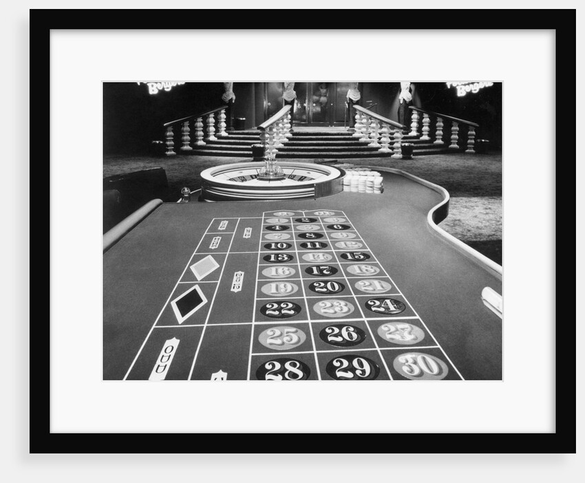 Roulette Table by Anonymous