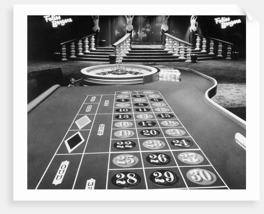Roulette Table by Anonymous