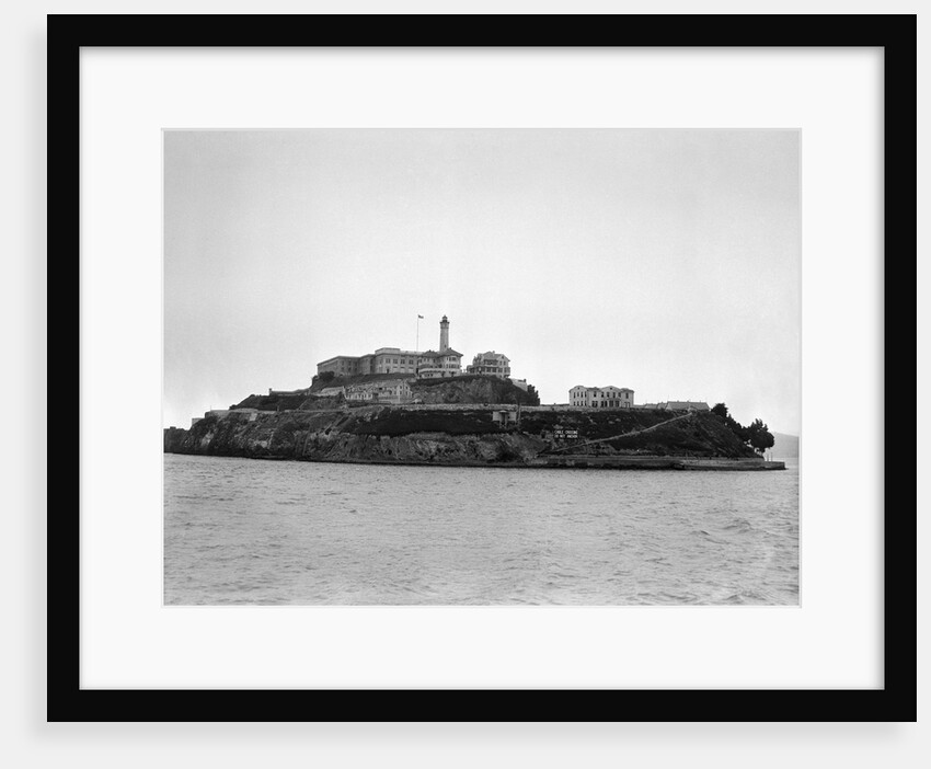 Alcatraz Island from Sea Level by Anonymous