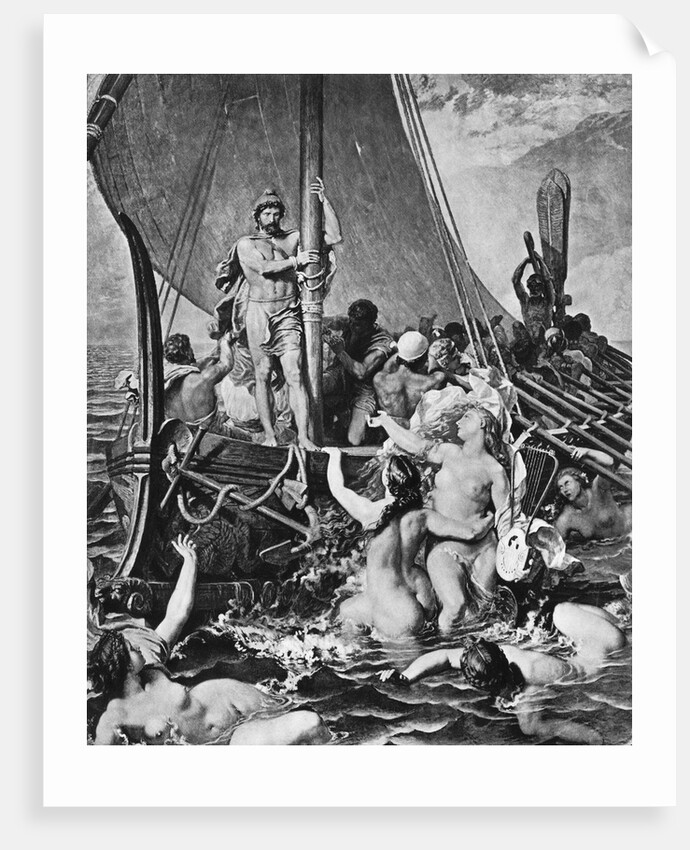 Illus. of Ulysses Resisting the Sirens by Anonymous