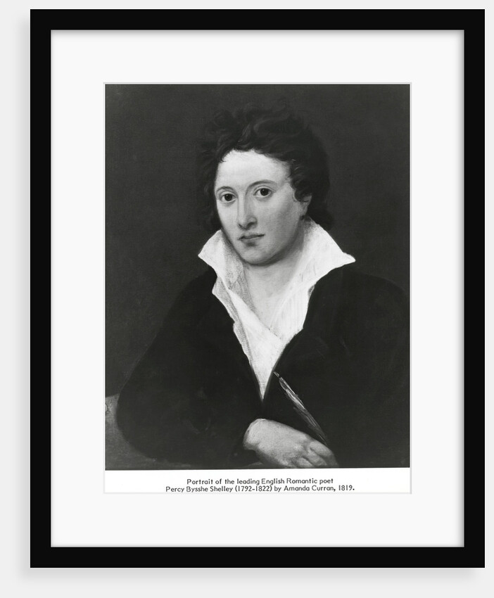 Portrait of Percy Bysshe Shelley by Anonymous