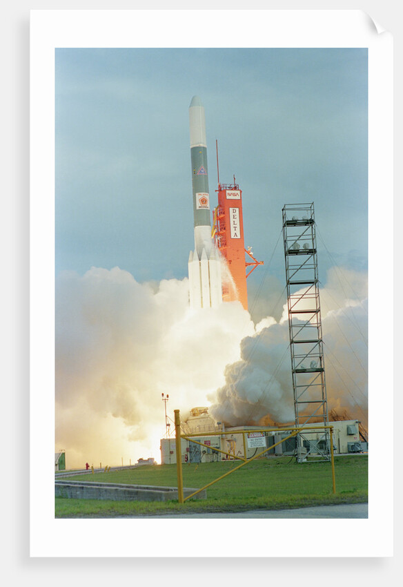 Delta Rocket at Liftoff by Anonymous