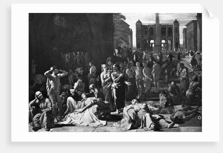 Athenian Plague by Nicolas Poussin