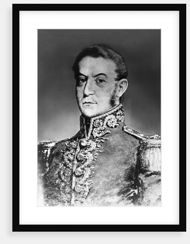 Jose San Martin Head/Shoulders Portrait by Anonymous