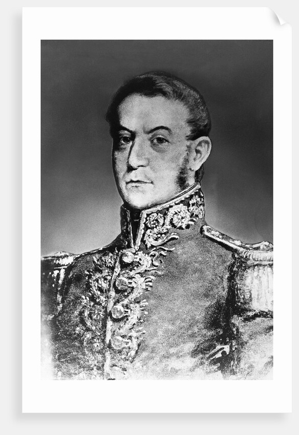 Jose San Martin Head/Shoulders Portrait by Anonymous