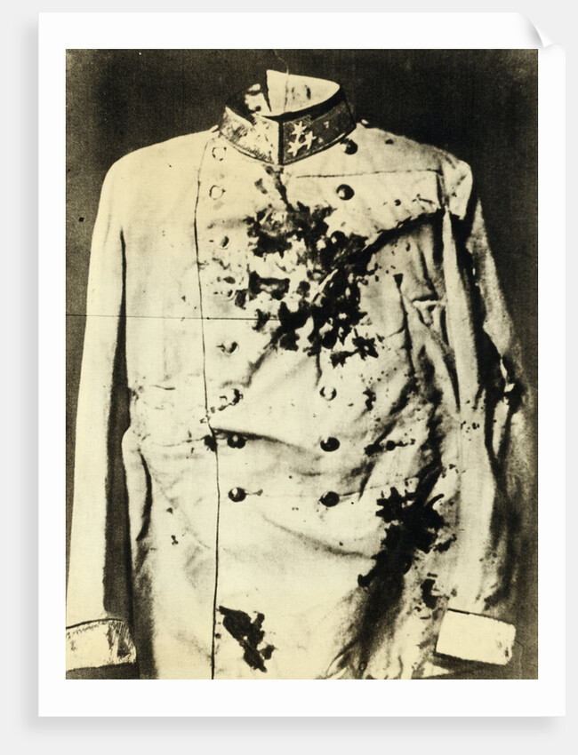 Bloodied Coat of Franz Ferdinand by Anonymous