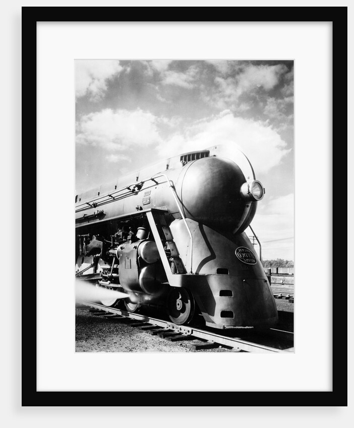 New York Central Streamlined Locomotive by Anonymous