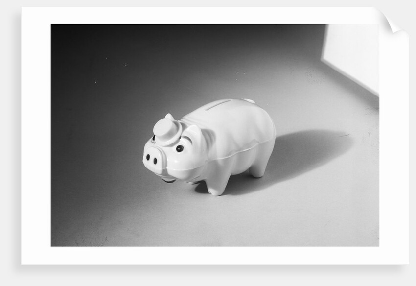 Close-Up of a Piggy Bank by Anonymous