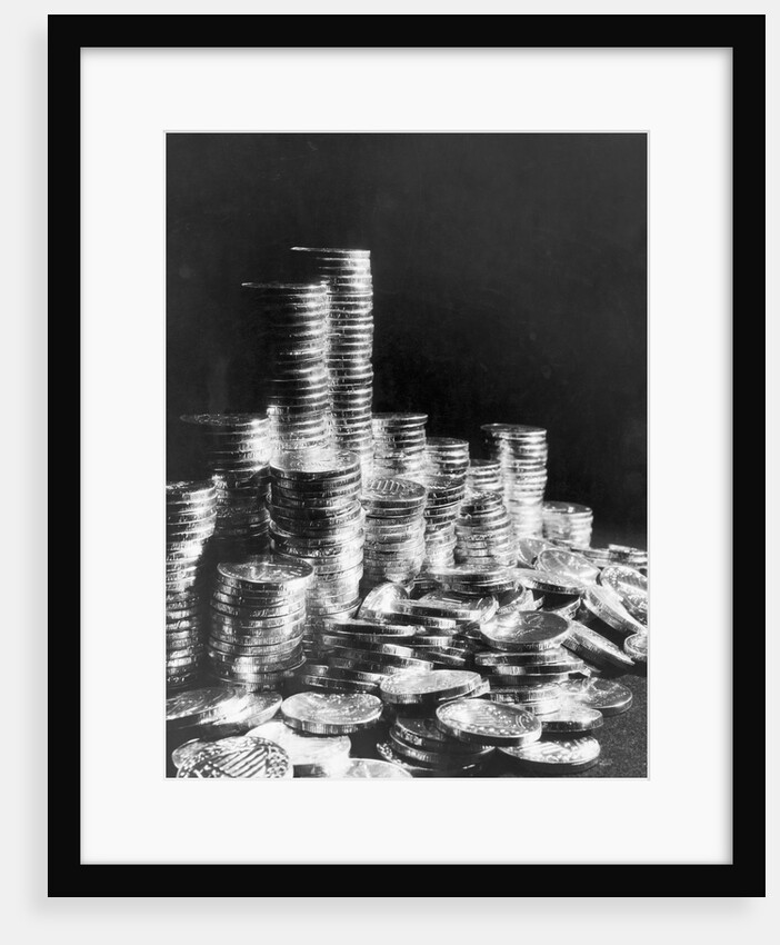 Stacks of Coins by Anonymous
