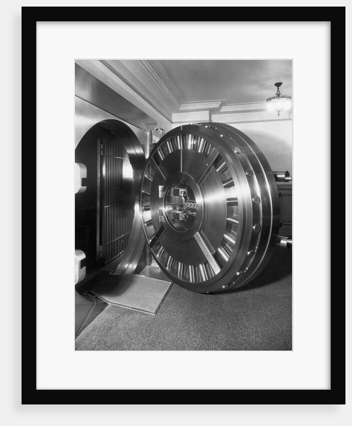 Open Bank Vault Door by Anonymous