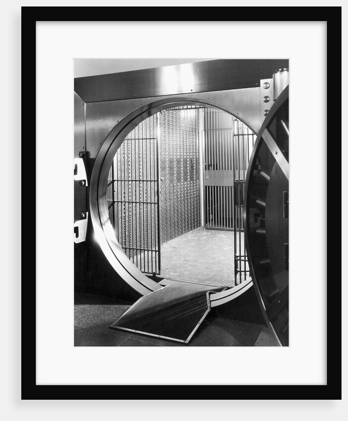 Open Bank Vault Door by Anonymous