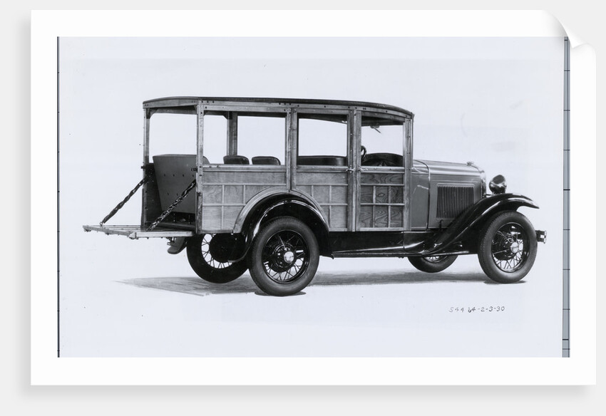 Ford Model A Station Wagon/"Woody" by Anonymous