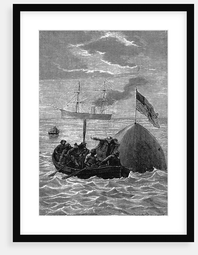 Illustration Of Moon Capsule Rescue by Anonymous
