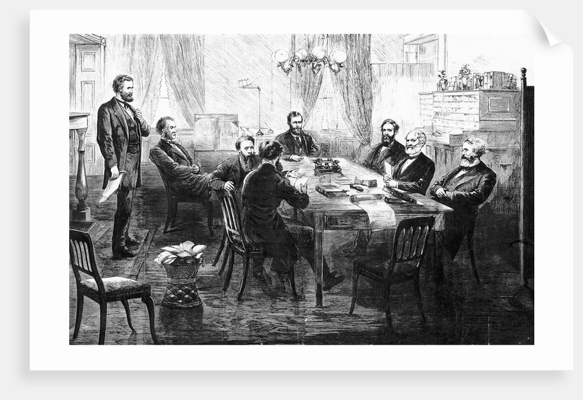 President Grant In Session with His Cabinet by Anonymous