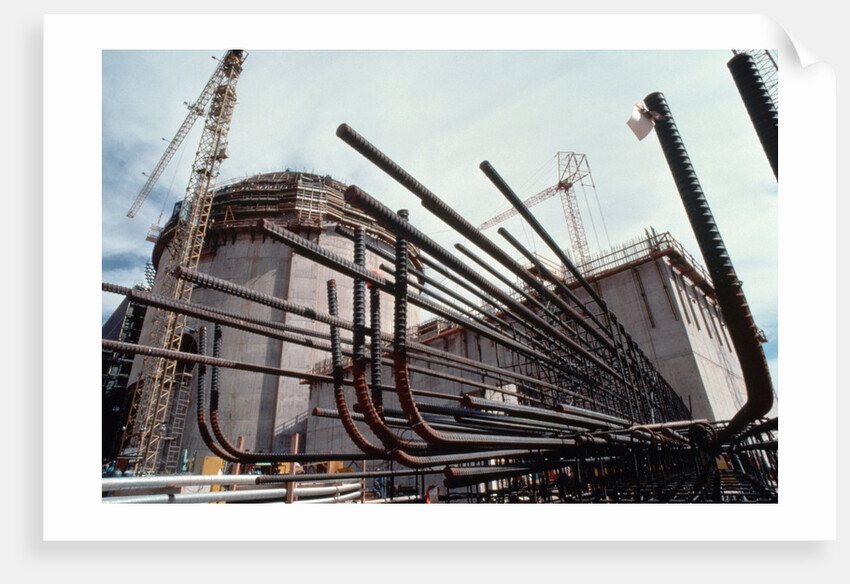 View Of Steel Reinforcement In Reactor by Anonymous