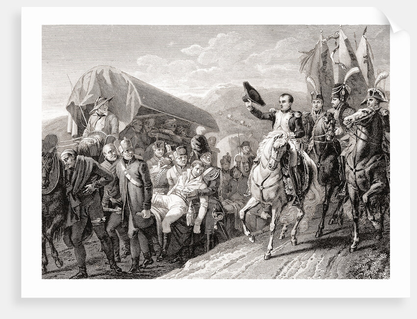 Napoleon Honoring The Courageous Wounded by Anonymous