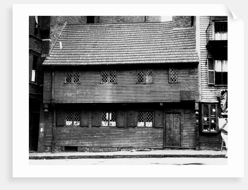 Exterior View Of Paul Revere'S House by Anonymous