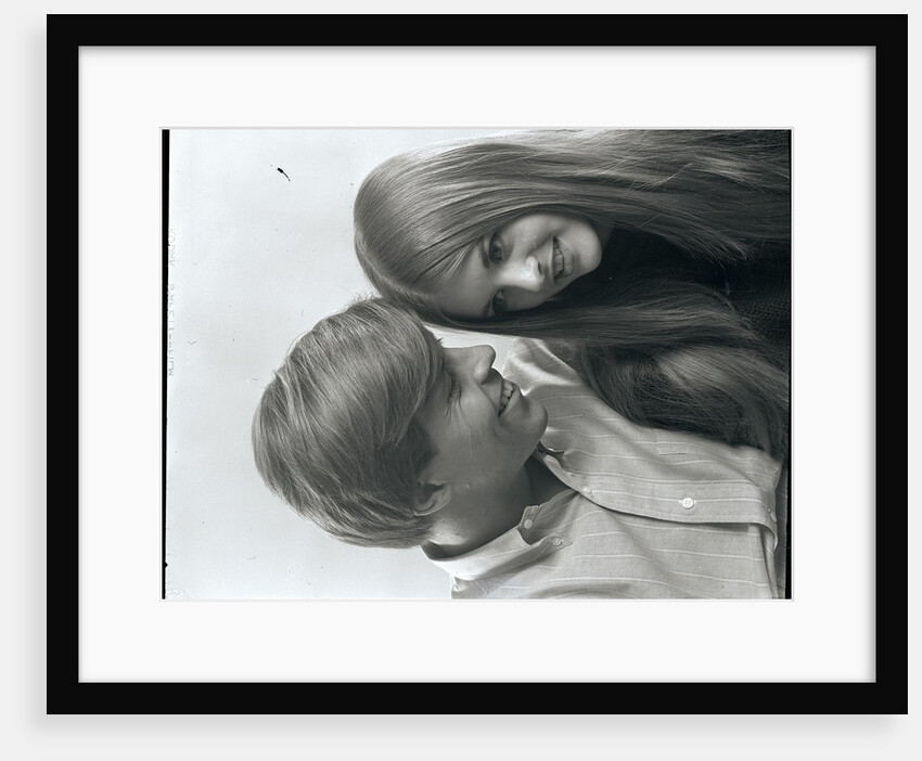 Portrait Of Young Teenaged Couple by Anonymous
