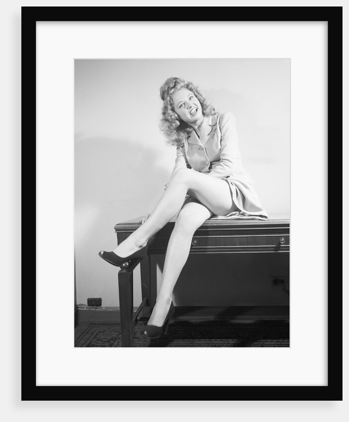 Woman Seated with Legs Crossed by Anonymous