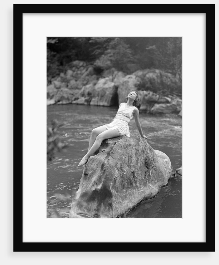 Woman in Bathing Costume by Anonymous