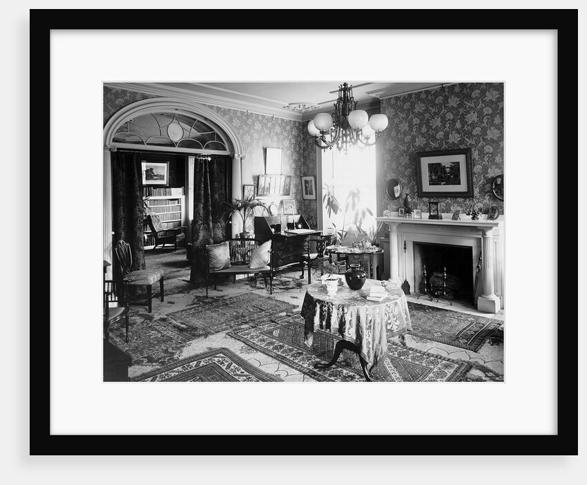 Interior Of Turn Of Century Living Room by Anonymous