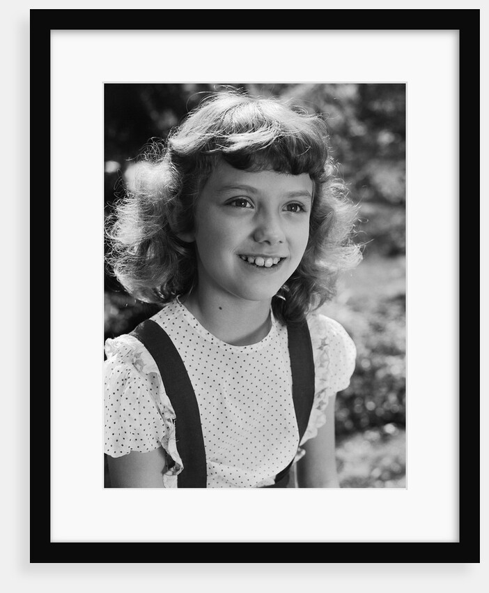 Girl Smiling by Anonymous