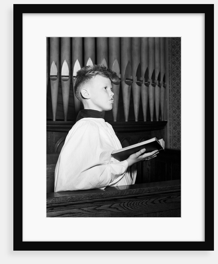 Choir Boy Singing by Anonymous