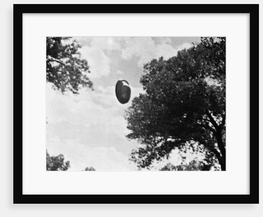 UFO Flying Low Over Tree Line by Anonymous