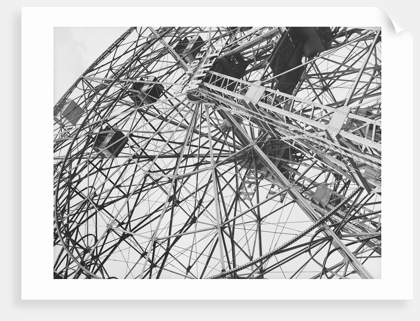 Close-Up Of Coney Island Ferris Wheel by Anonymous
