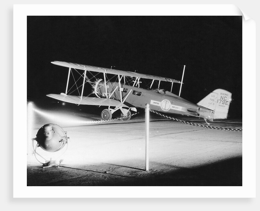 Passenger and Mail Plane Awaiting Departure by Anonymous
