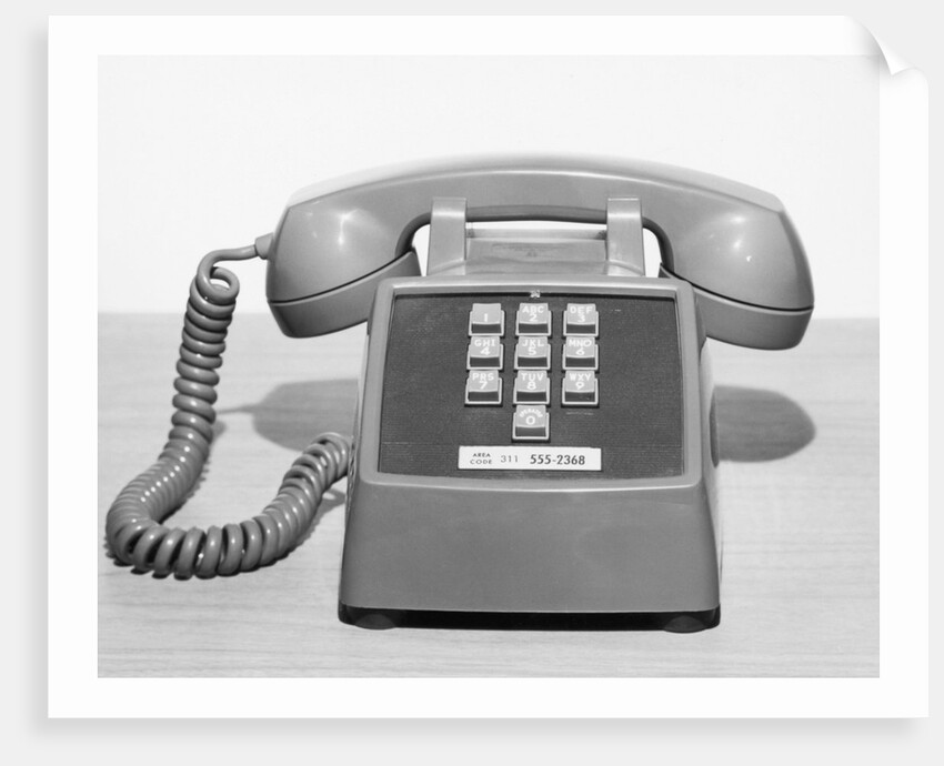 Picture Of A Standard Telephone by Anonymous