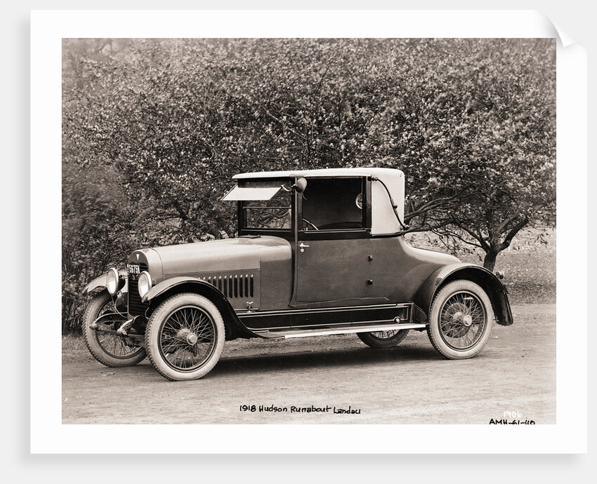 1918 Hudson Runabout Landau by Anonymous