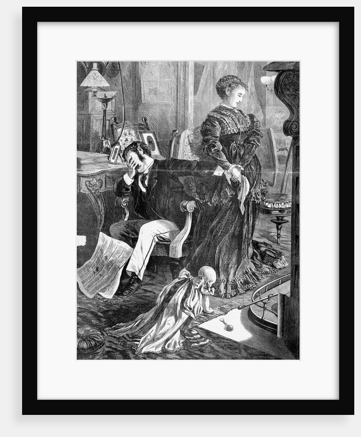 Husband And Wife During 1869 Crisis by Anonymous
