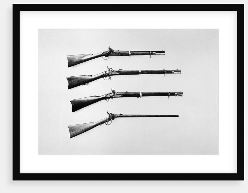 Four Confederate Carbines by Anonymous