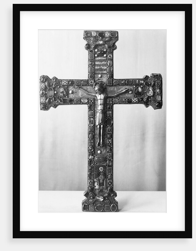 Medieval, Jewel-Encrusted Crucifix by Anonymous