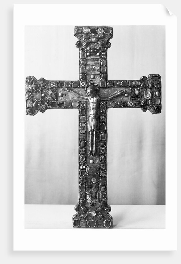 Medieval, Jewel-Encrusted Crucifix by Anonymous