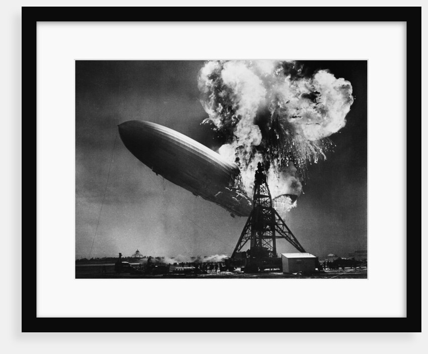 Hindenburg Explosion by Anonymous