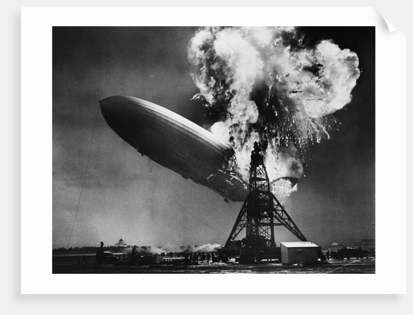 Hindenburg Explosion by Anonymous