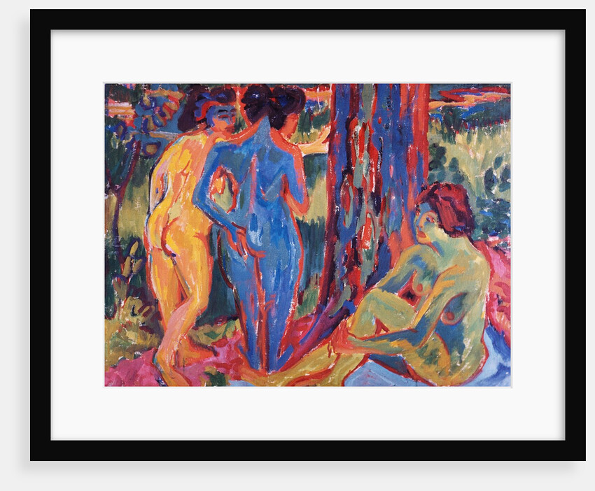 Three Nudes by Ernst Ludwig Kirchner