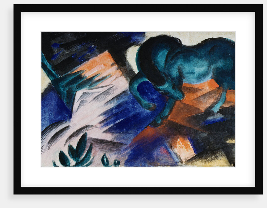 The Green Horse by Franz Marc