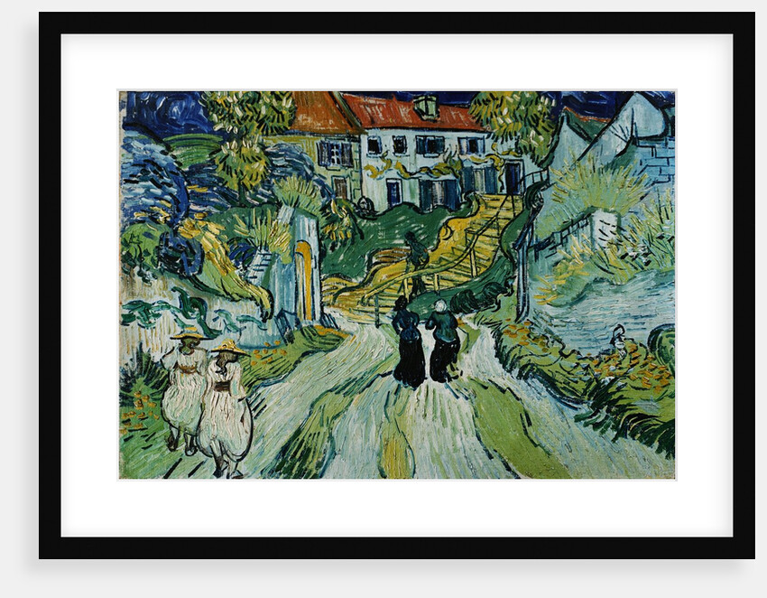 Stairway at Auvers by Vincent Van Gogh