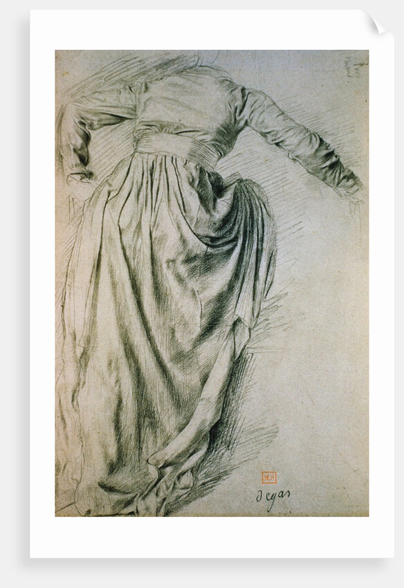 Study of a Draped Woman by Edgar Degas