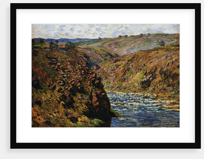 Valley of the Creuse (Sunlight Effect) by Claude Monet