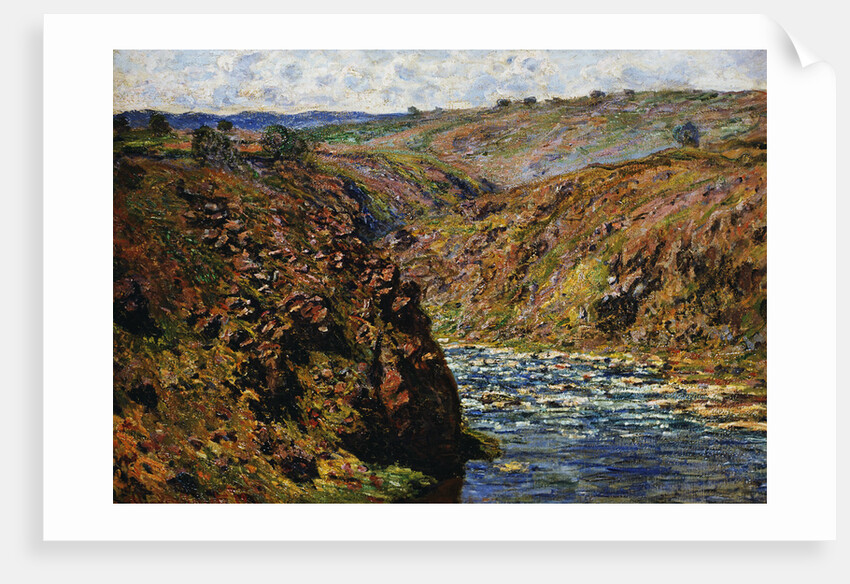 Valley of the Creuse (Sunlight Effect) by Claude Monet
